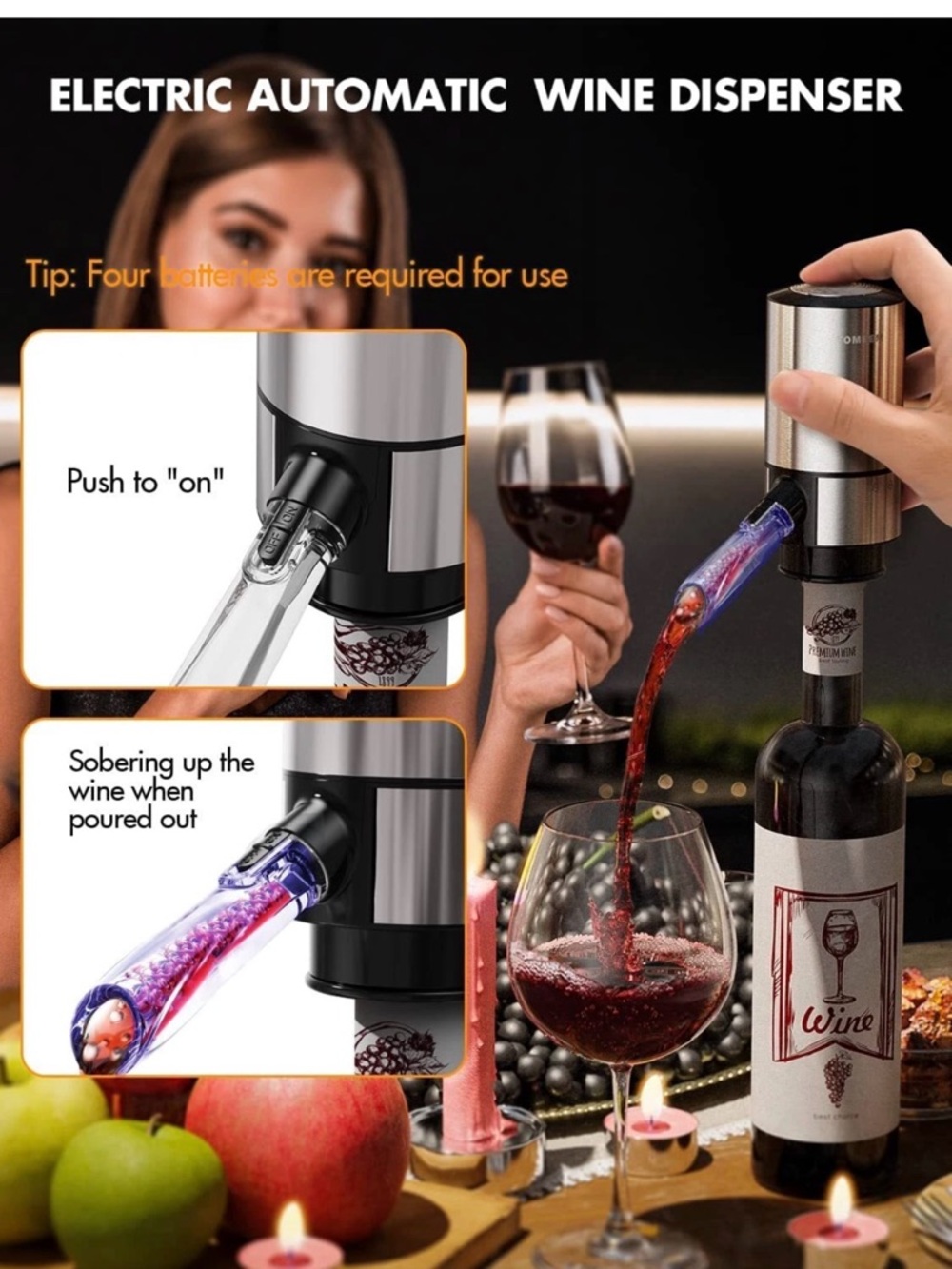 Electric Wine Opener Set - Picture 7 of 8
